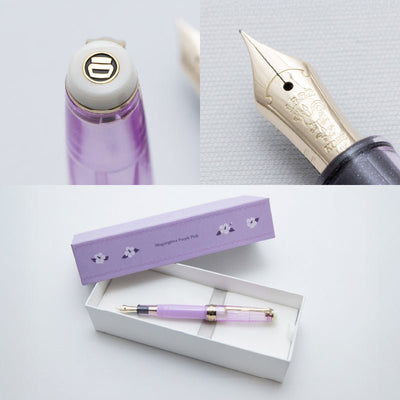 Nagasawa Mugunghwa Purple Pink fountain pen - Fontoplumo