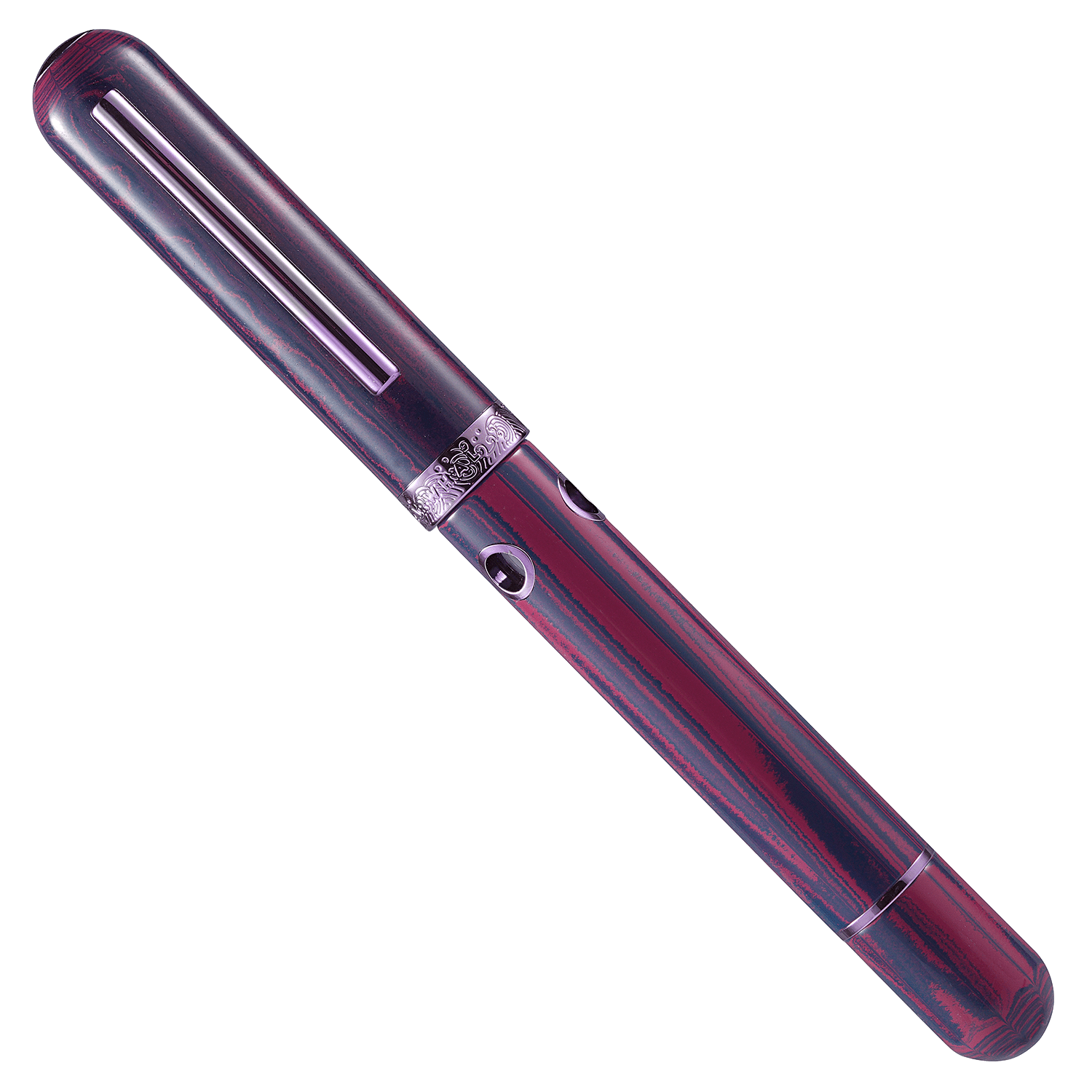 Nahvalur Nautilus Anthias Violet fountain pen - Fontoplumo