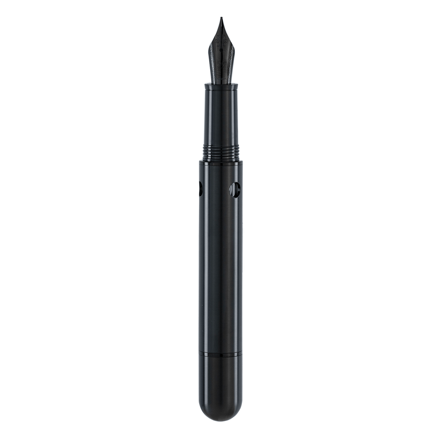 Nahvalur Nautilus Ti Black fountain pen - Fontoplumo