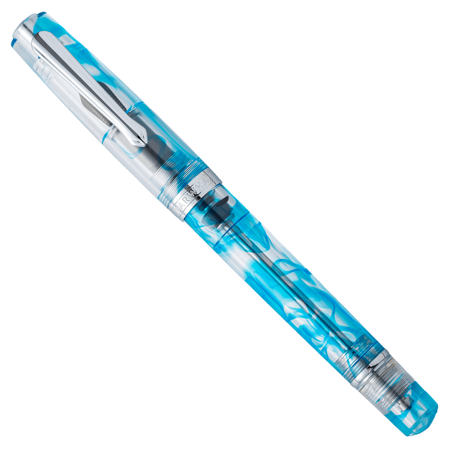 Nahvalur Original Plus Azureus Blue fountain pen - Fontoplumo