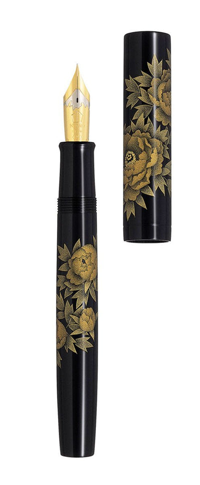 Namiki Emperor Chinkin Peony fountain pen - Fontoplumo