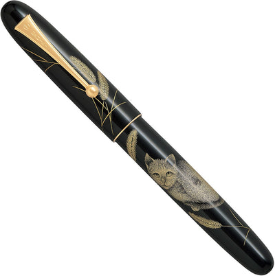 Namiki Yukari Royale Chinkin Cat fountain pen - Fontoplumo