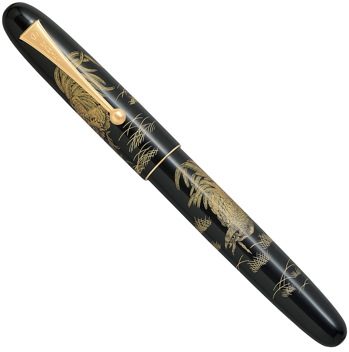 Namiki Yukari Royale Chinkin Rooster fountain pen