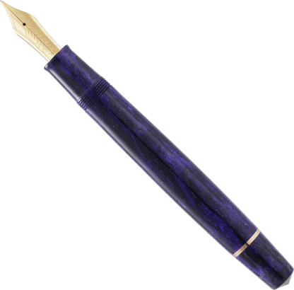 Omas Bologna Ametista Profondo and rose gold fountain pen - Fontoplumo