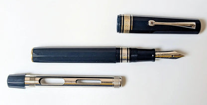 Omas Milord Traveller blue venetian fountain pen - Fontoplumo