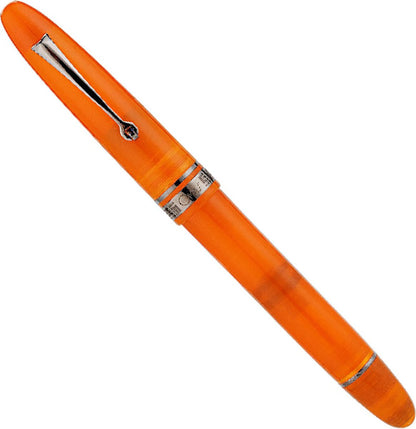 Omas Ogiva Orange and ruthenium fountain pen - Fontoplumo