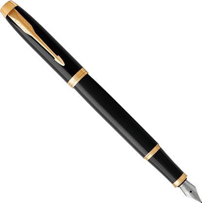 Parker IM Core Black and gold fountain pen - Fontoplumo