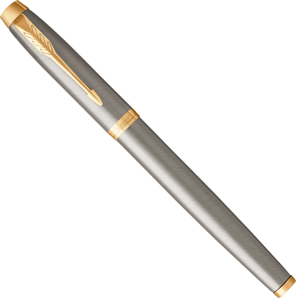 Parker IM Core Brushed and gold fountain pen - Fontoplumo
