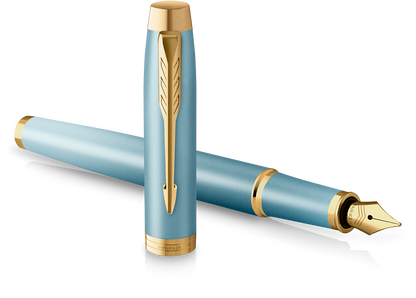 Parker IM Rituals groen en goud vulpen