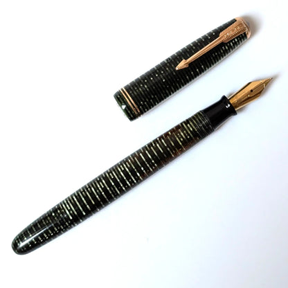 Parker Vacumatic Major fountain pen 1946 green - Fontoplumo
