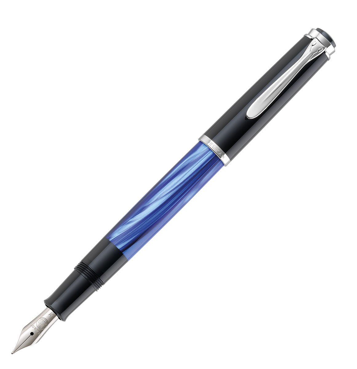 Pelikan Classic M205 Blue Marbled fountain pen - Fontoplumo