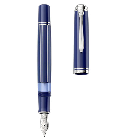 Pelikan M815 Metal Striped Blue - Fontoplumo