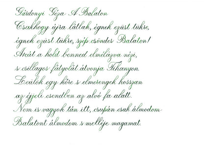 Pennonia Csillánt / Nettle fountain pen ink 60ml - Fontoplumo