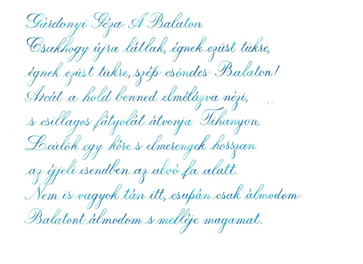 Pennonia Hupikék / Whoopie Blue fountain pen ink 50ml - Fontoplumo