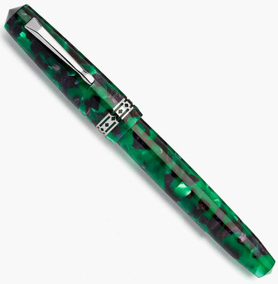 Radius Settimo Minerale silver fountain pen - Fontoplumo