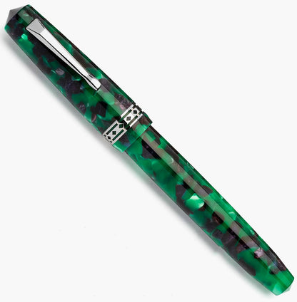 Radius Settimo Minerale silver fountain pen - Fontoplumo