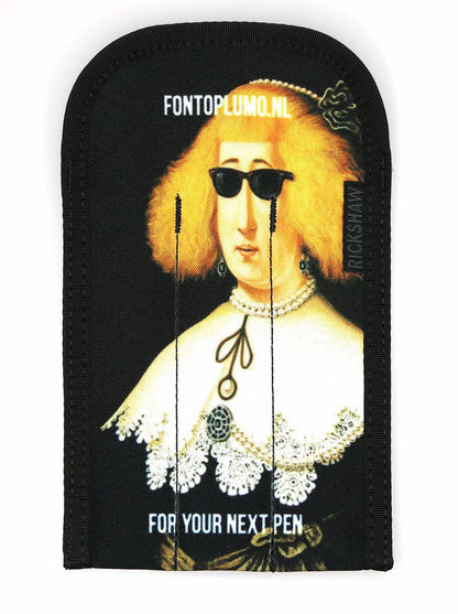 Rickshaw 3 pen coozy sleeve Lady with Rayban / Prince of Orange edition - Fontoplumo