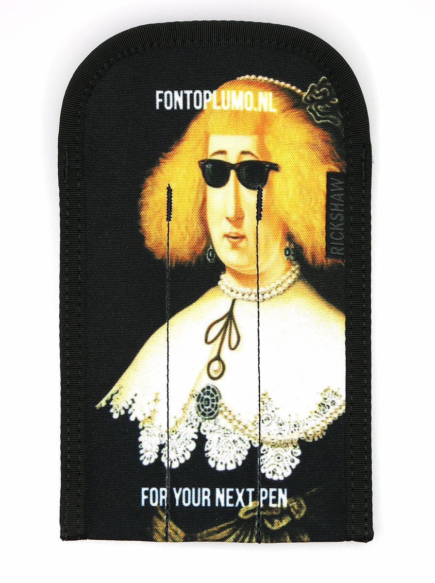 Rickshaw 3 pen coozy sleeve Lady with Rayban / Prince of Orange edition - Fontoplumo