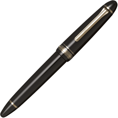 Sailor 1911 Casual L Basis muted black gold trim fountain pen - Fontoplumo
