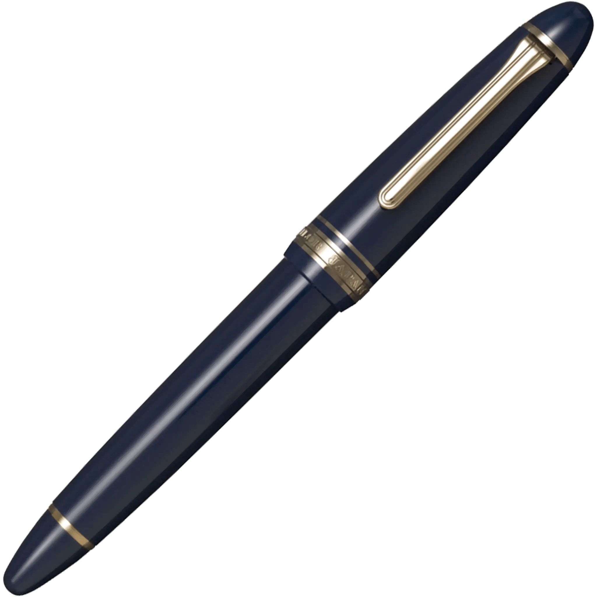 Sailor 1911 Casual L Basis muted blue gold trim fountain pen - Fontoplumo