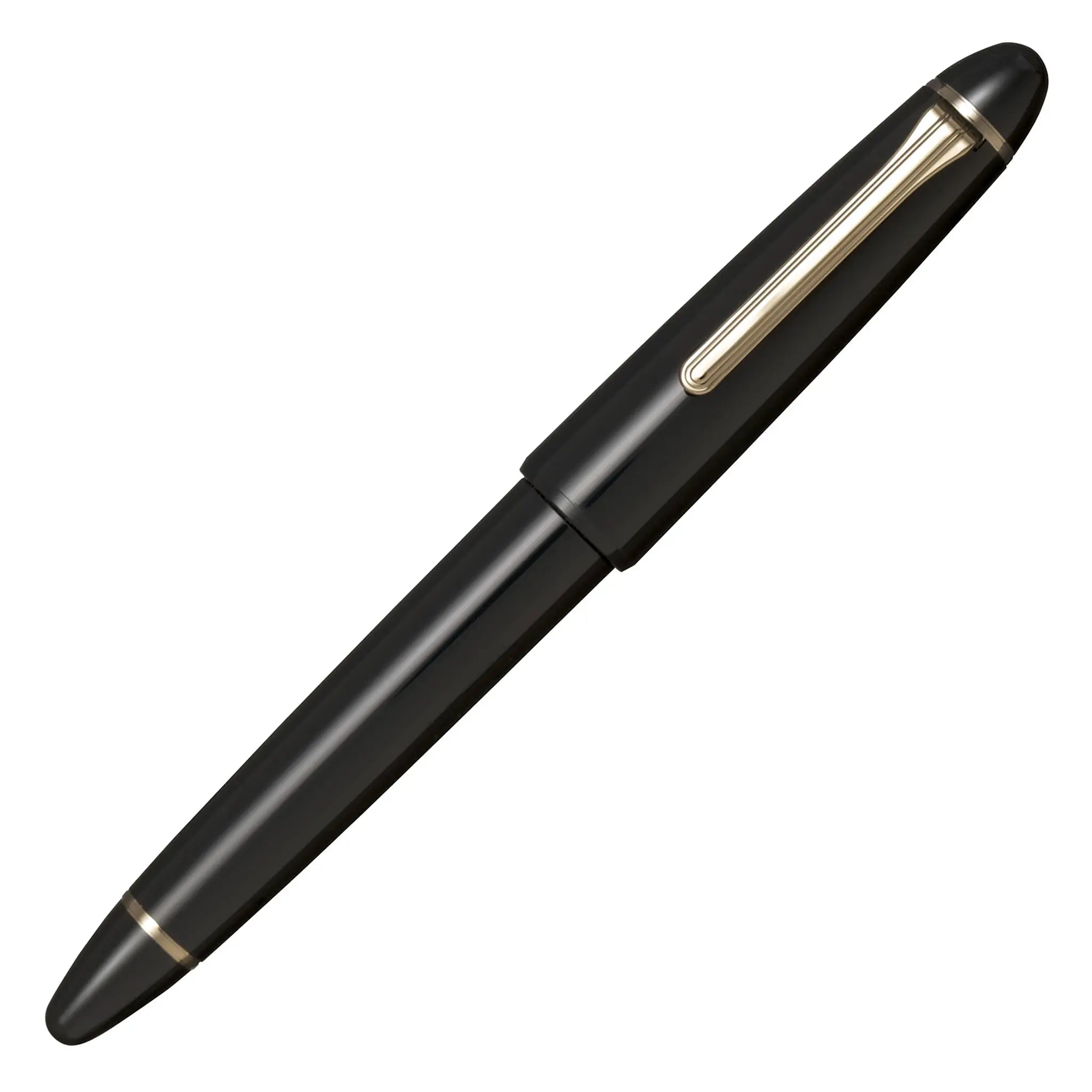 Sailor 1911 Casual L muted black gold trim fountain pen - Fontoplumo