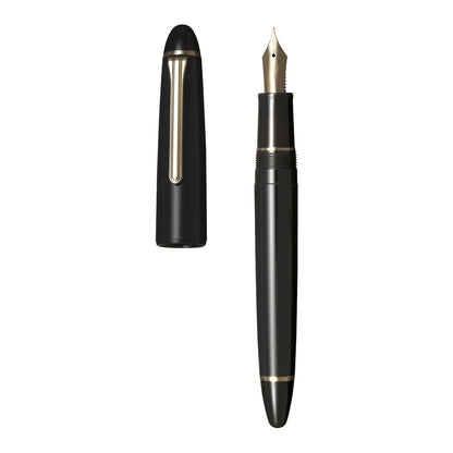Sailor 1911 Casual L muted black gold trim fountain pen - Fontoplumo