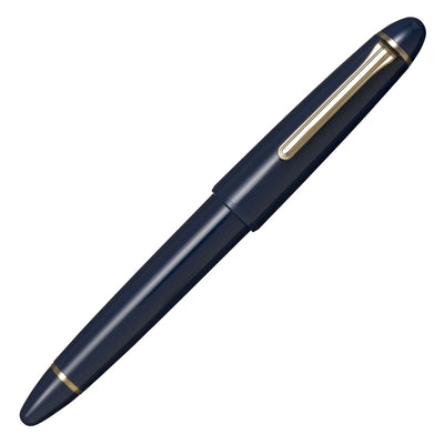 Sailor 1911 Casual L muted blue gold trim fountain pen - Fontoplumo