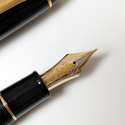 Sailor King of Pens fountain pen in black with gold trim - Fontoplumo