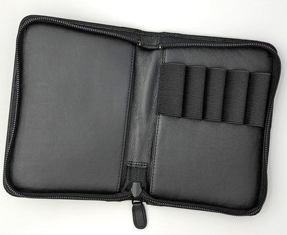 Sailor pencase for 5 pens black leather - Fontoplumo