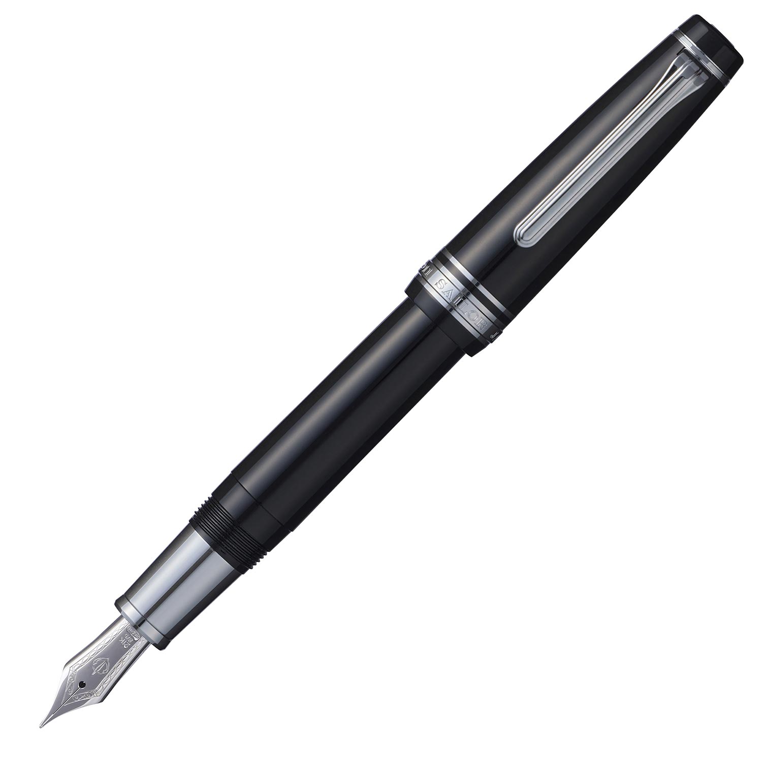 Sailor Pro Gear Ginza silver fountain pen - Fontoplumo