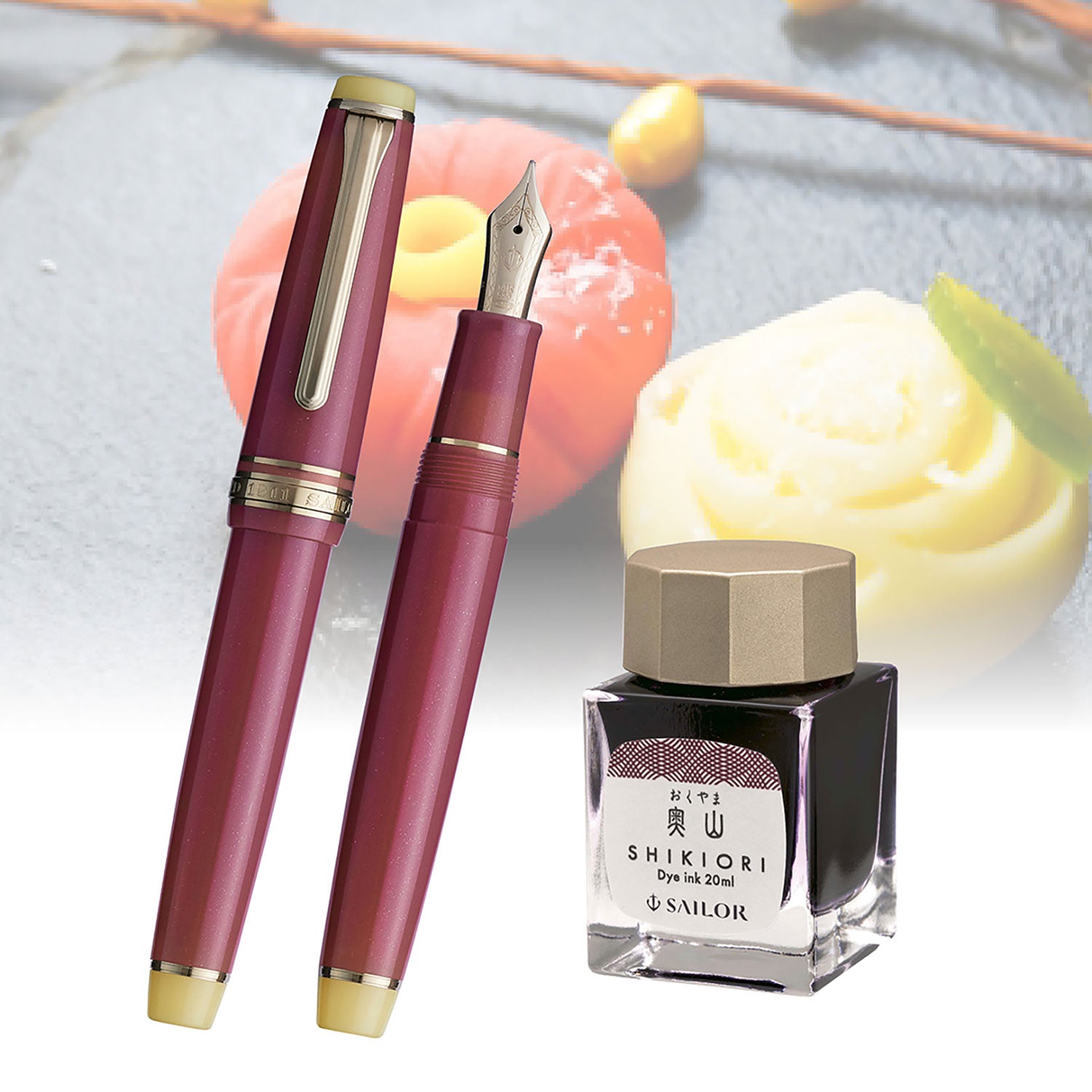 Sailor Pro Gear Slim Japanese Sweets Nerikiri fountain pen - Fontoplumo