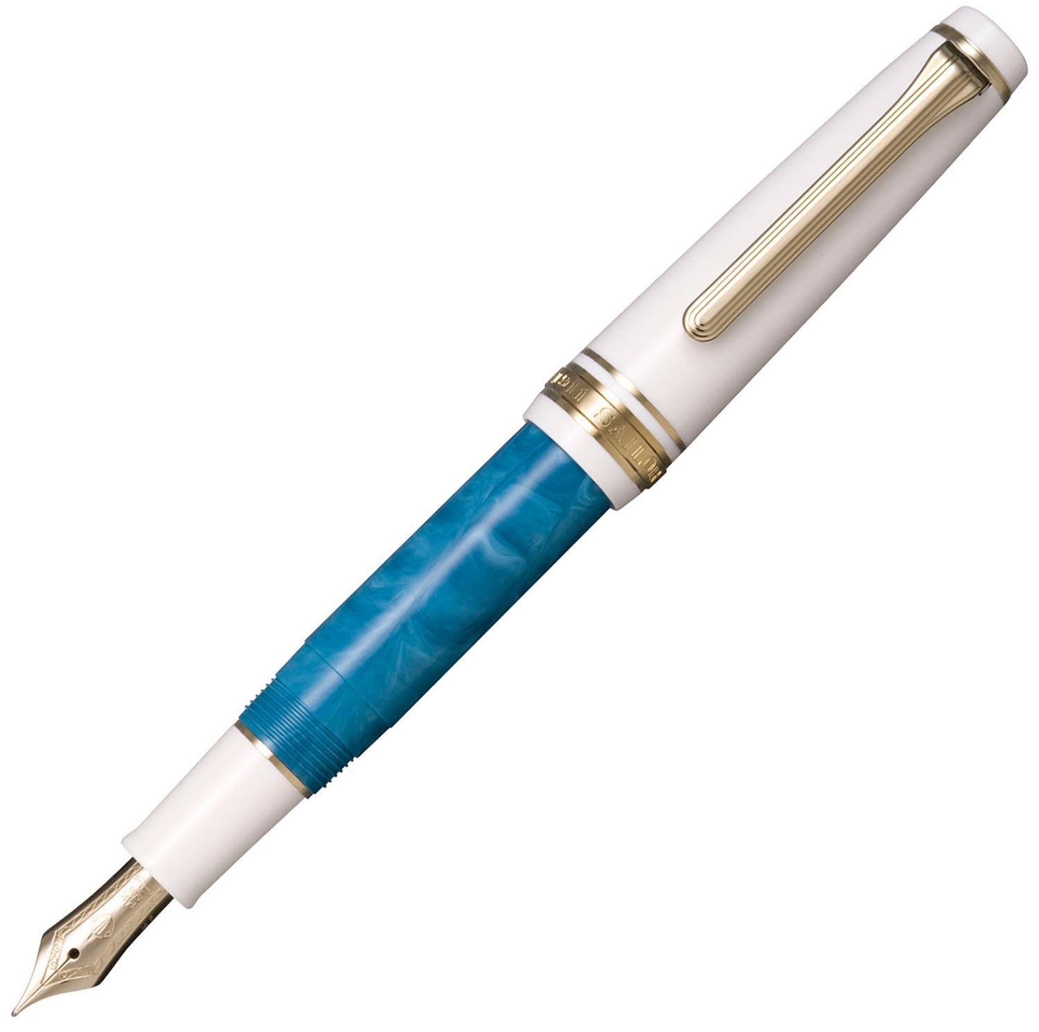 Sailor Pro Gear Slim Mini Rencontre Bleu ciel fountain pen - Fontoplumo