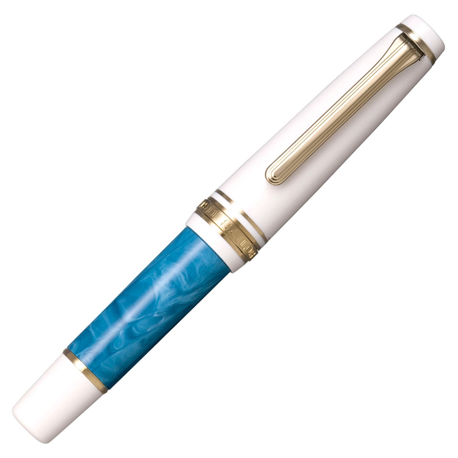 Sailor Pro Gear Slim Mini Rencontre Bleu ciel fountain pen - Fontoplumo