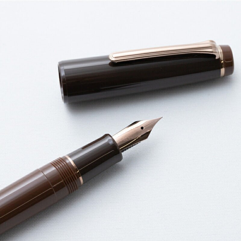 Sailor x Nagasawa Pro Gear Bitter Chocolate fountain pen - Fontoplumo