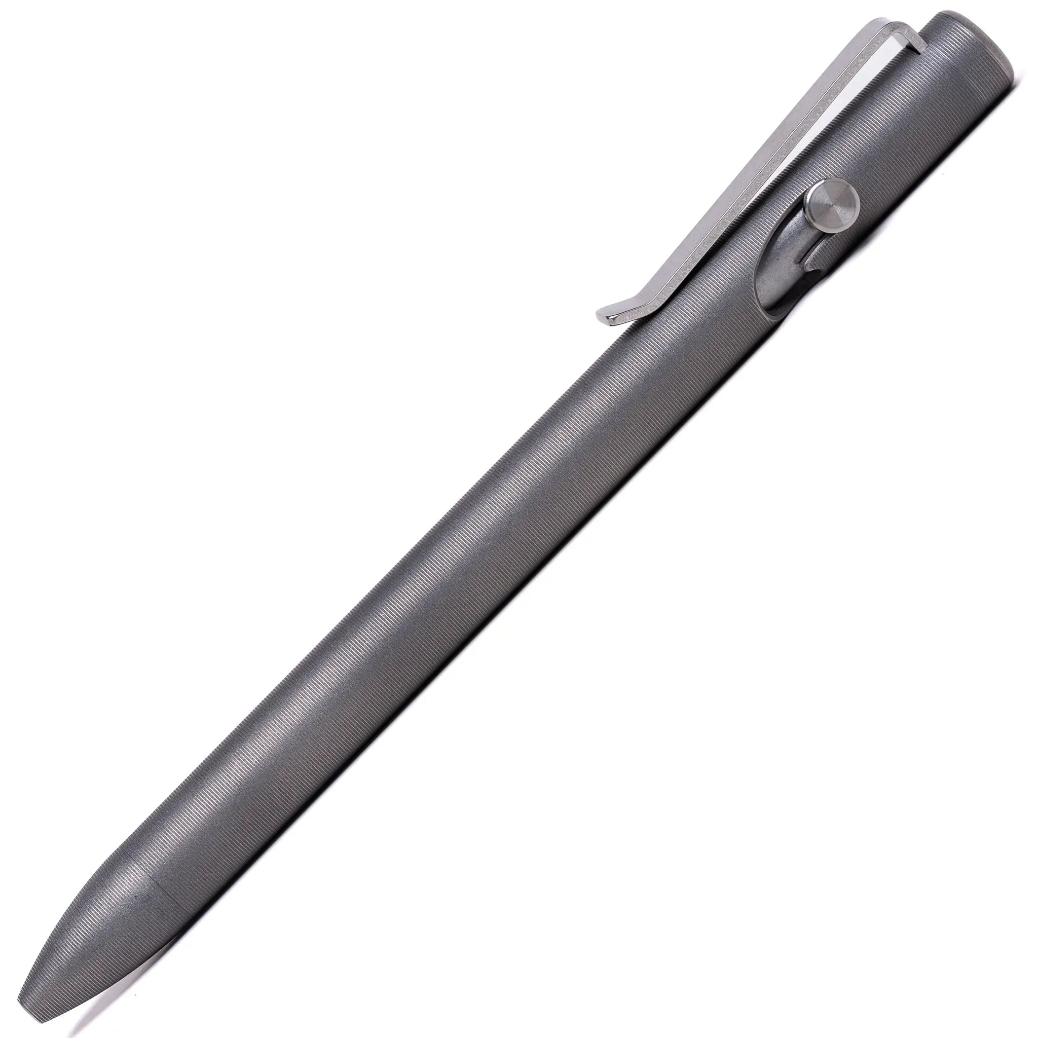 Tactile Turn Bolt Action Stonewashed Titanium pen - Fontoplumo