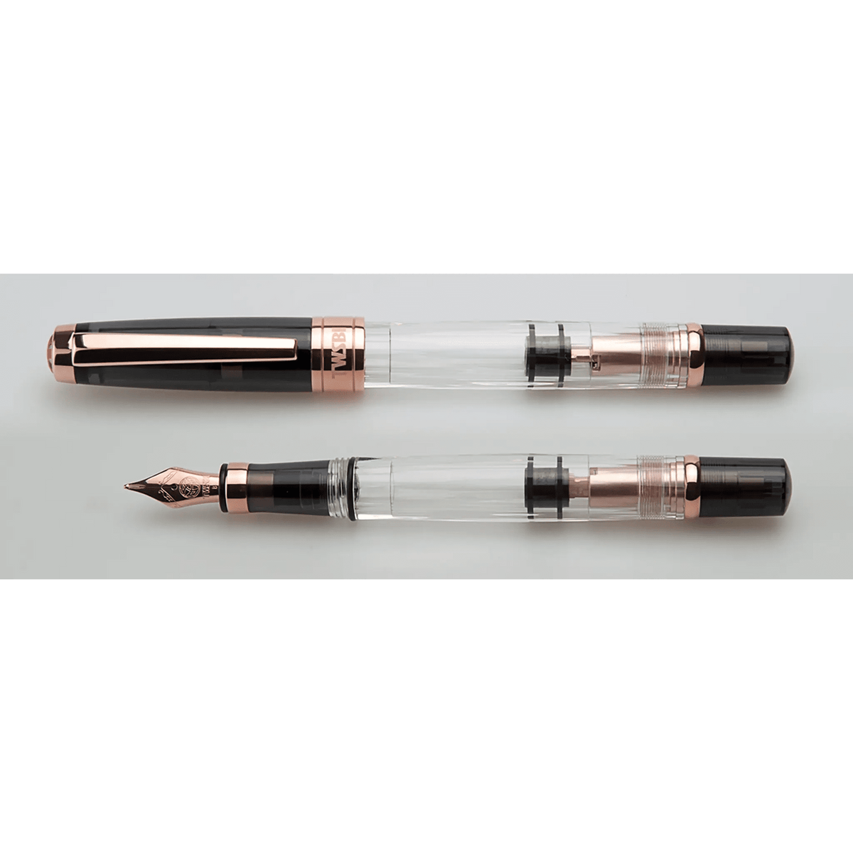 TWSBI Diamond 580 Smoke Rosegold II fountain pen - Fontoplumo