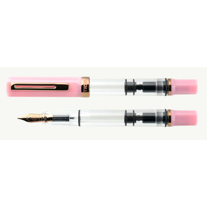 TWSBI Eco Pink Lemonade with Bronze fountain pen - Fontoplumo