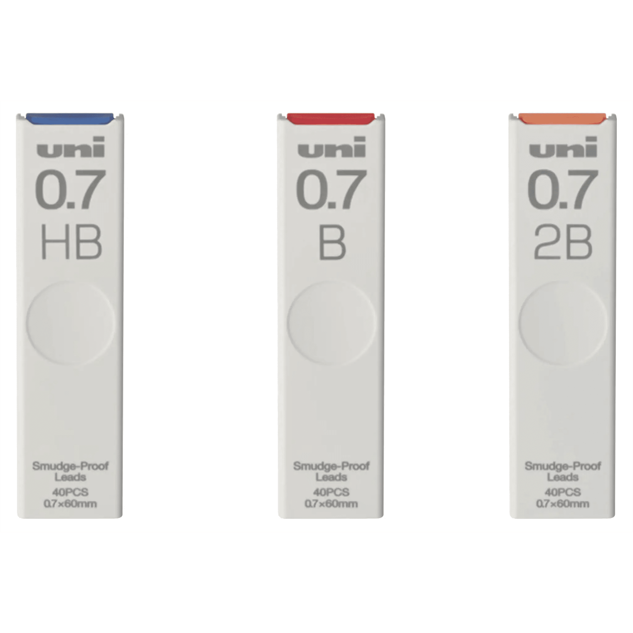 Uni Graphite leads 0.7mm smudge proof - Fontoplumo