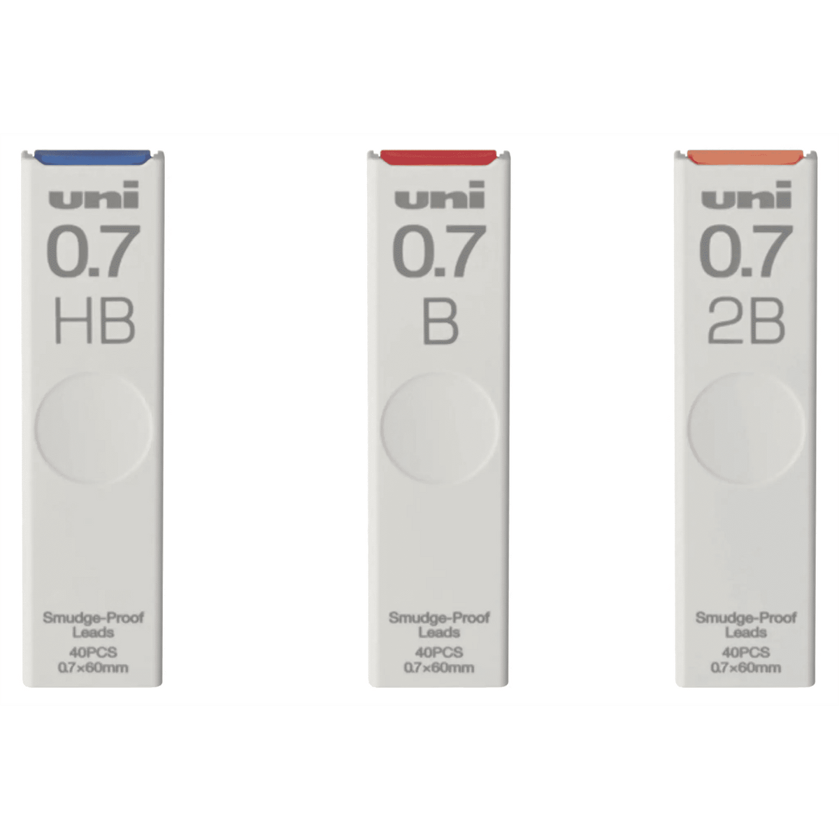 Uni Graphite leads 0.7mm smudge proof - Fontoplumo
