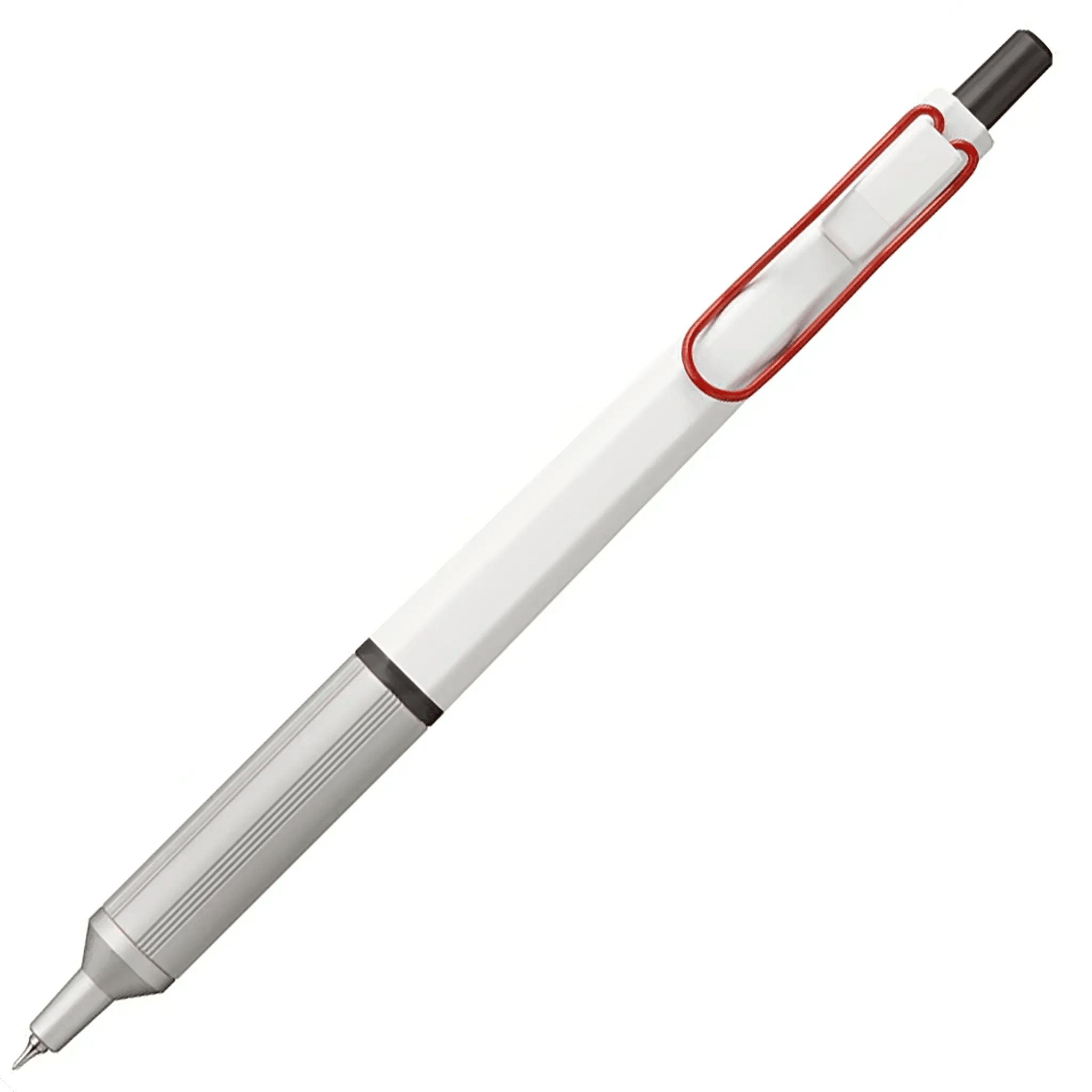 Uni Jetstream Edge 0,28mm white ballpoint pen - Fontoplumo