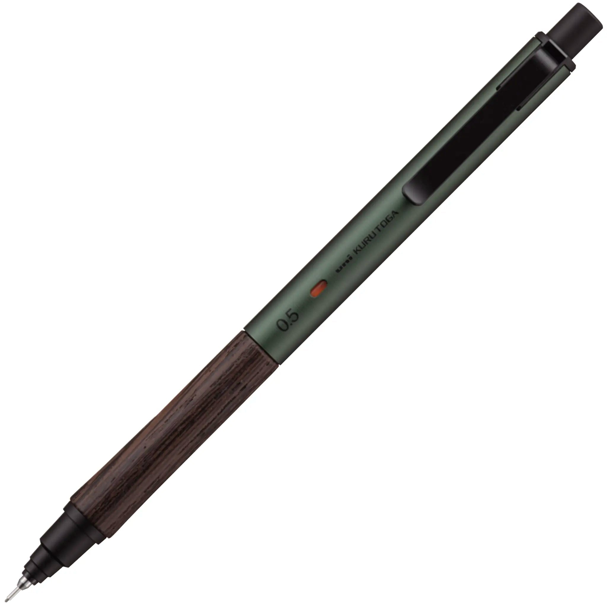 Uni Kuru Toga Wood mechanical pencil 0.5mm - Fontoplumo