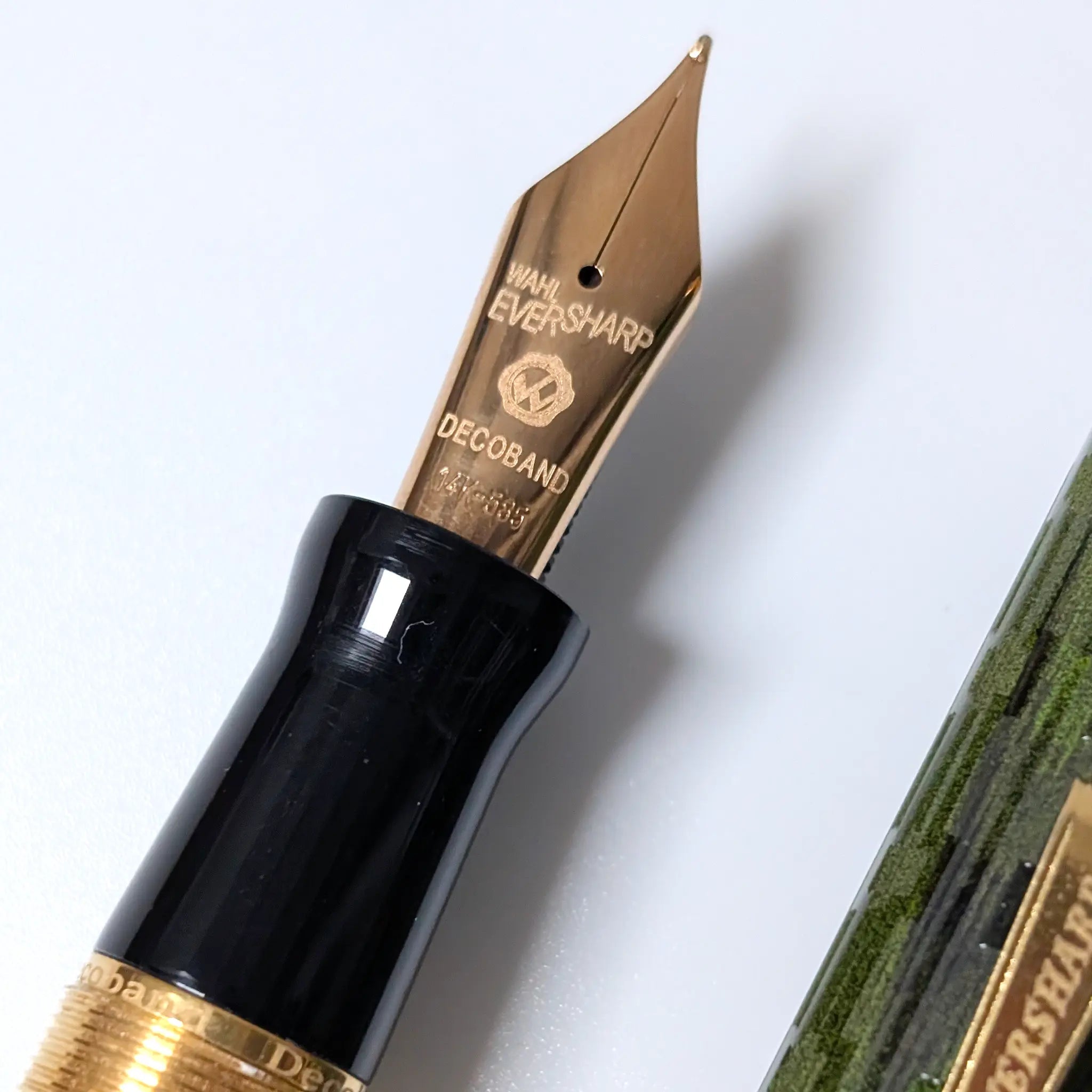 Wahl Eversharp Decoband ebonite fountain pen - Fontoplumo