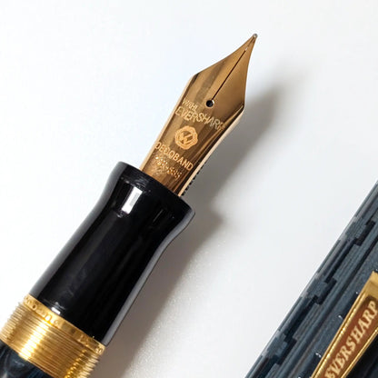 Wahl Eversharp Decoband ebonite fountain pen - Fontoplumo