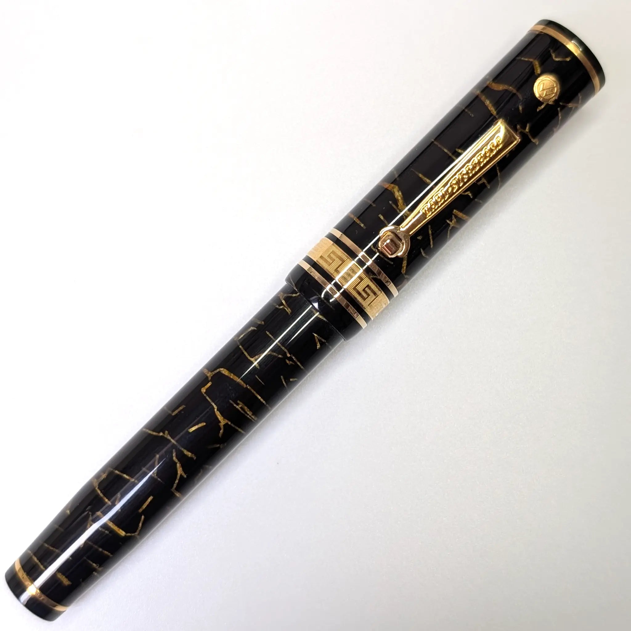 Wahl Eversharp Decoband Magnificent Seven oro black celluloid PL - Fontoplumo