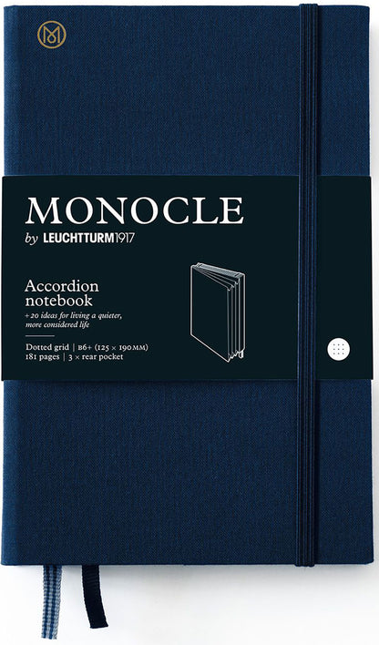 Monocle B6+ hardcover notebook accordion by Leuchtturm