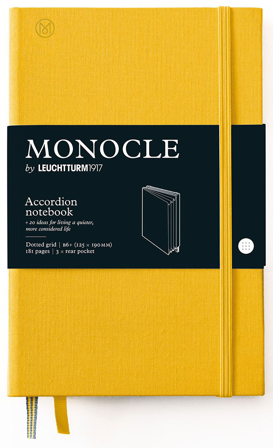 Monocle B6+ hardcover notebook accordion by Leuchtturm