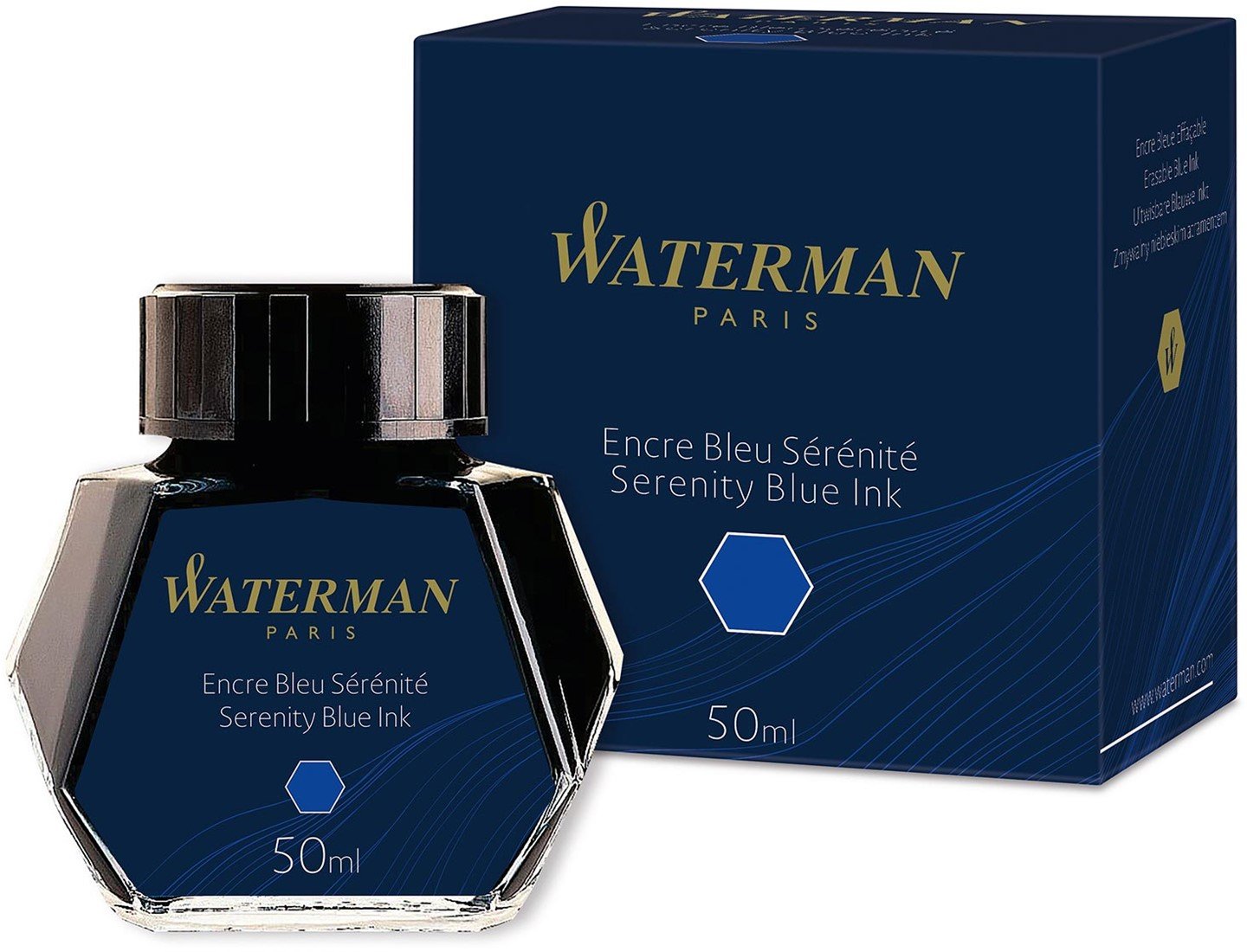 Waterman ink Serenity Blue 50ml - Fontoplumo
