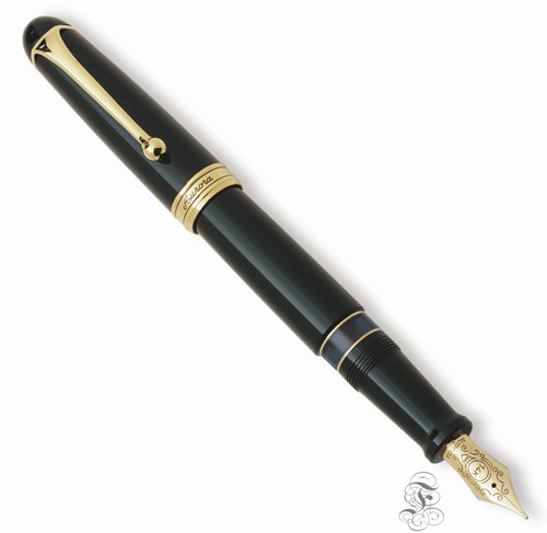 Aurora 88 Ottantotto Big black, gold trim fountain pen