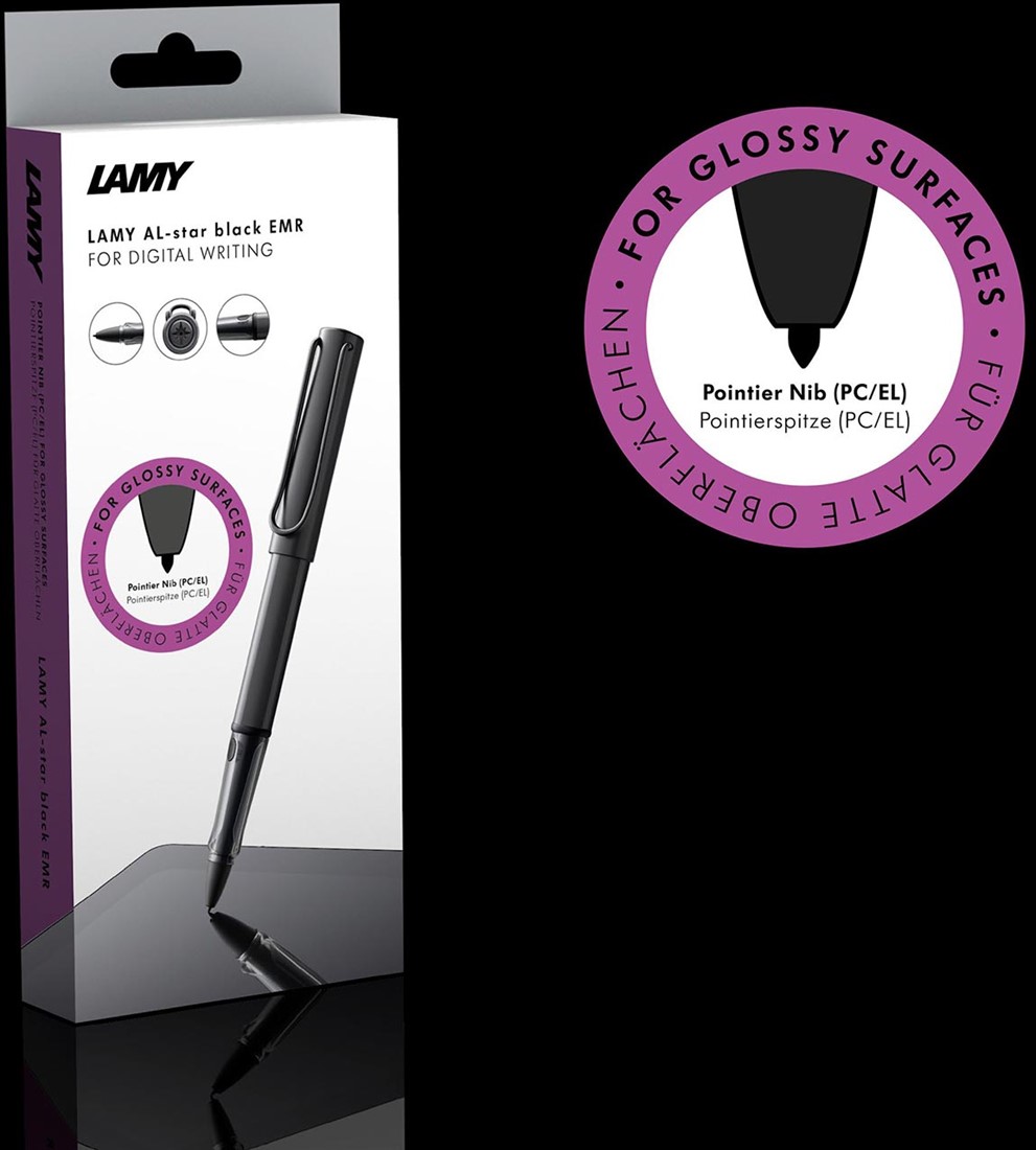 LAMY AL-star black EMR stylus - Fontoplumo