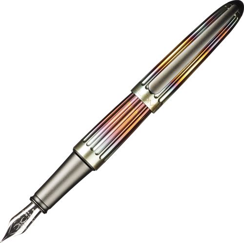 Diplomat Aero flame fountain pen